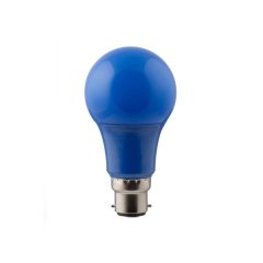Eurolux - LED Coloured A60 Globe B22 7w Blue