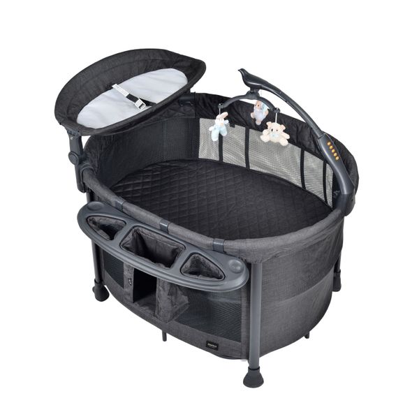 Dreami Camp Cot - Grey