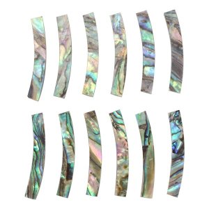 12Pcs Guitar Soundhole Rosette Paua Abalone Shell