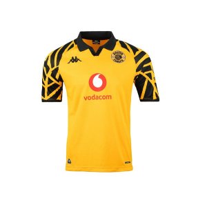 Kappa Youth Kaizer Chiefs 25/26 Home Jersey - Yellow Saffron/Black