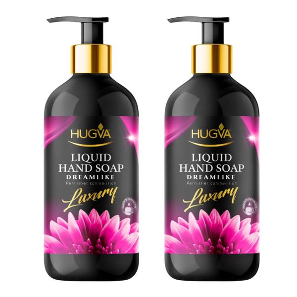 Hugva Luxury Liquid Hand Wash Soap - Dreamlike - 500ml - 2 Pack