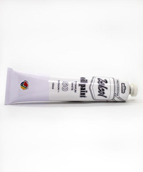 Zelcol Titanium White 100ml Artists' Oil Paint