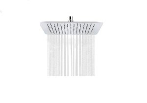 Square Rainfall Shower Head 200mm x 200mm - 8Inch