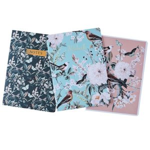 3 Pack A4 Notebooks - Apple Blossom