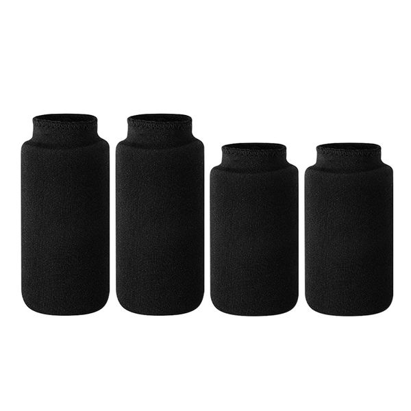 Black 2 Long and 2 Short Cooling Repair Gel Ice Finger Protector