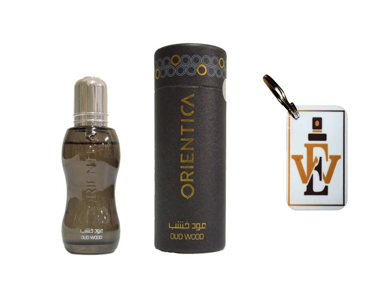 Oud Wood By Orientica Perfumes - 30ml &amp; Perfume Style Keyring Combo