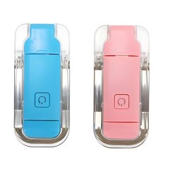 Book USB Rechargeable Portable Clip-on LED Reading Light in Bed 2PK