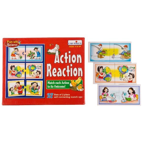 Fun with Science - Action Reaction (Match each action to its outcome)