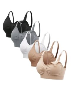 Seamless Maternity &amp; Nursing Bra - 5-Pack
