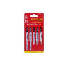 Tork Craft - T-Shank Jigsaw Blades 5 Piece Assorted - 2 Pack