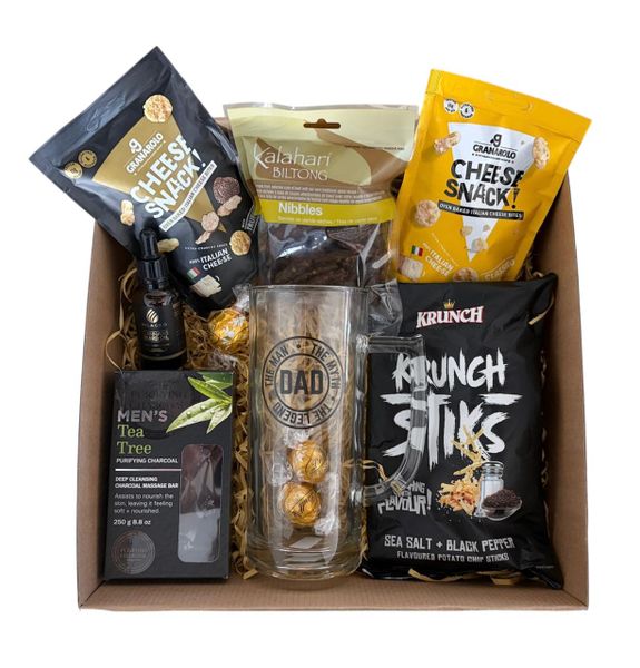 Men's Snack &amp; Pamper Gift Box