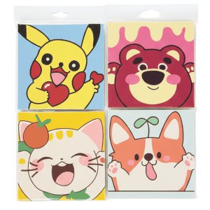 4pcs Bear 30cm Cotton Painting Bundle