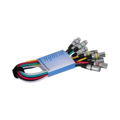 Hybrid Six Pack XLR Male – XLR Female Cable 1M
