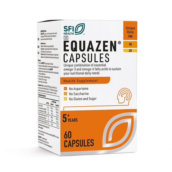Equazen EyeQ Omega - Brain, Concentration, Learning Capsules 60 s