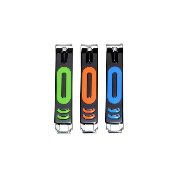 Colorful Stainless Steel Nail Clippers Set with Non-Slip Grip (Set of 6)