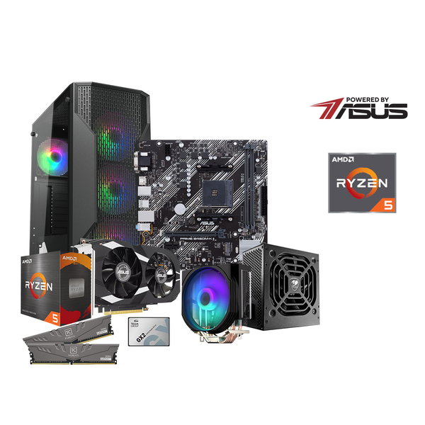 Methodic Spiritus Gaming PC, AMD Ryzen 5 5500, RTX3050, 32GB, 1TB, W11P