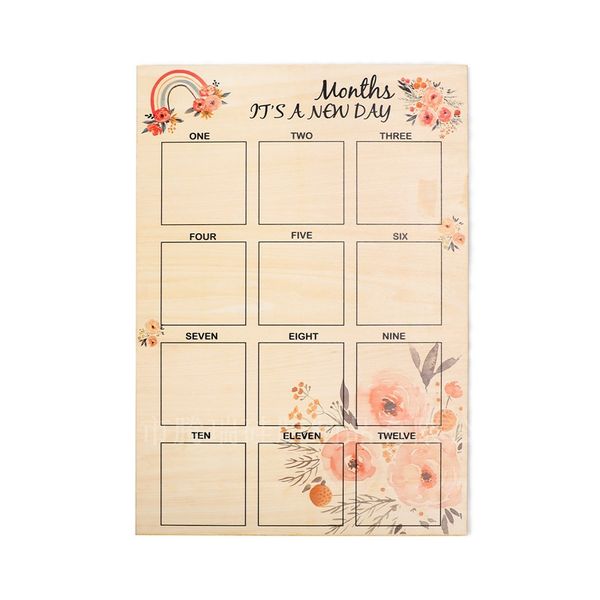iKids Monthly Milestone Photo Frame - Flower