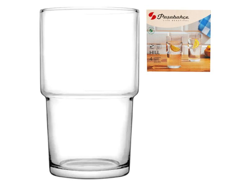 Pasabahce Hill Long Drink 473ml 4Pc