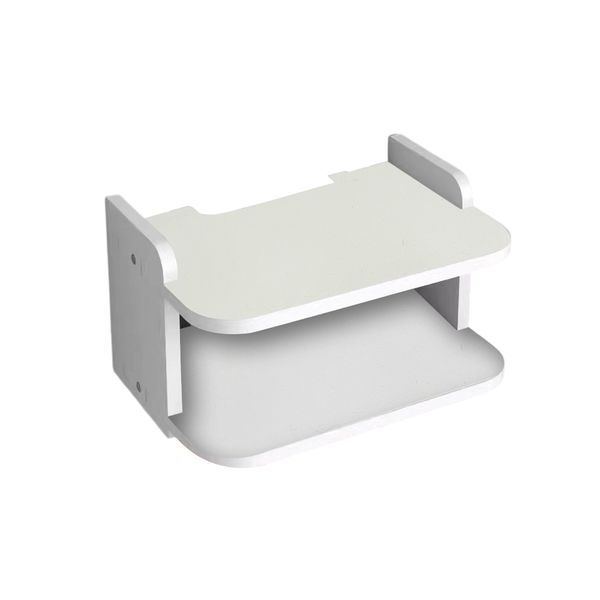 Double Layer Wall Mounted Storage Rack For TV Box Router And Projector