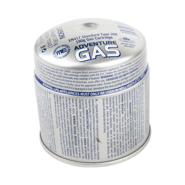 Bulk Pack x 10 Cadac - 190g Piercable Gas Cartridge