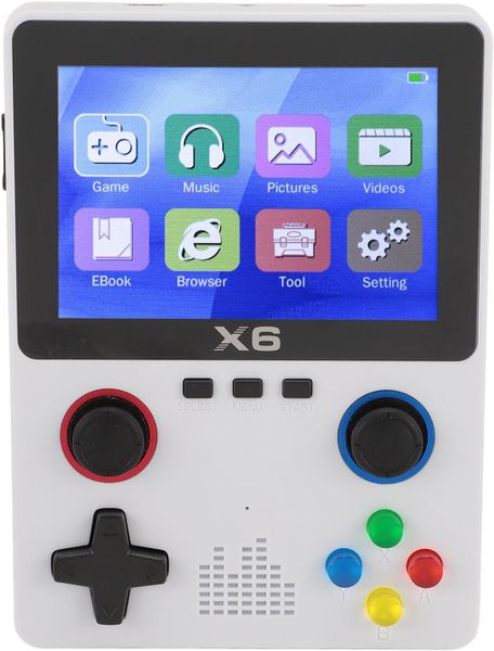 X6 Handheld Retro Games Console 10,000 Games 3.5" screen Dual 3D Joystick