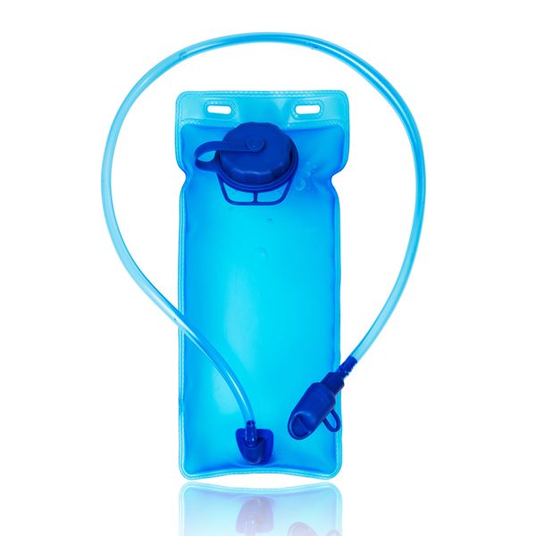 2L Hydration Bladder Twin Pack: Leakproof Water Reservoir for Hiking &amp; MTB