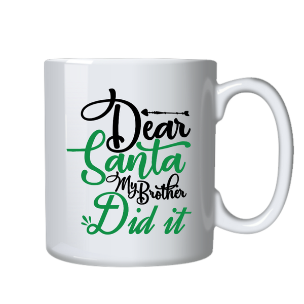 Santa Family Brothers Birthday Christmas Gift Mug Cup