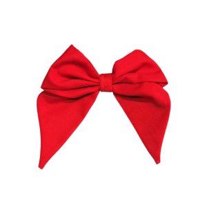Red Hair Bow Clip
