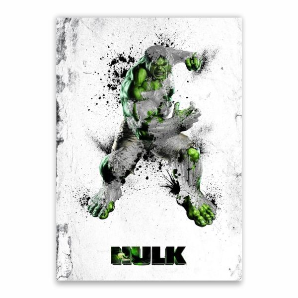 Hulk White And Green Poster - A1
