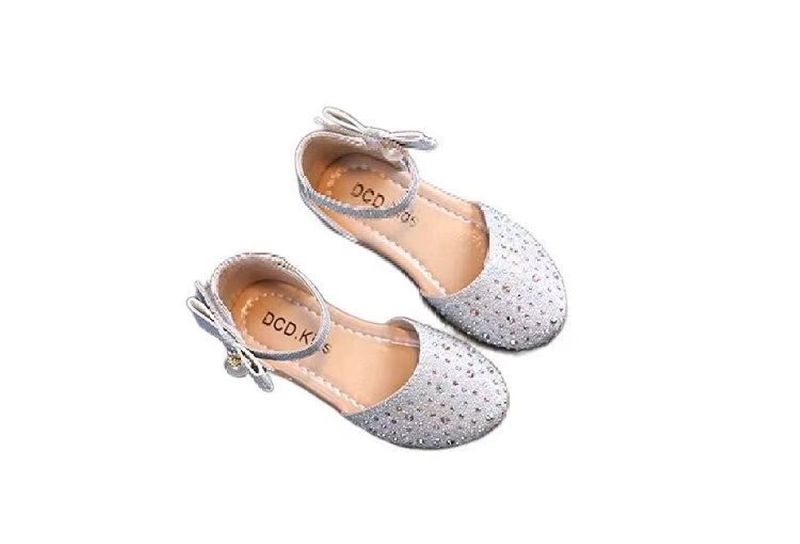 Glam Rhinestone Bow Toddler Sandals