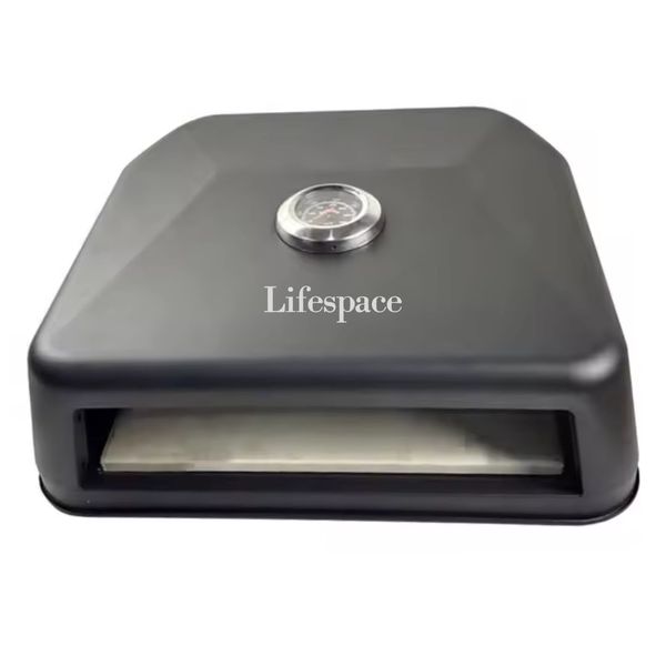 Lifespace Premium Matt Black Charcoal Pizza Oven