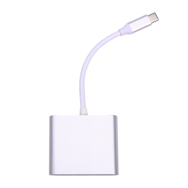 3 In 1 Type-C To Hdmi-Compatible 4K Adapter Cable Converter