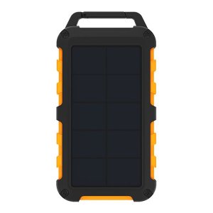 SolarMate 10 000mAh Powerbank With LED Light - Orange