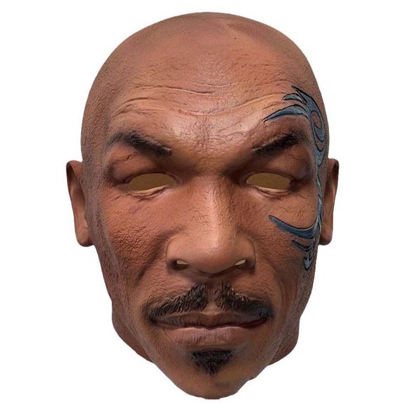 Boxing Champion Tyson Latex Mask Headgear
