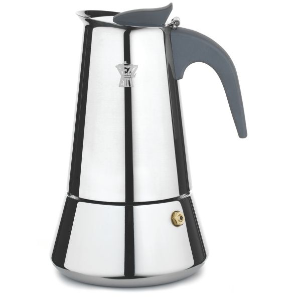 Pezzetti Steel Express 4 Cup Stove Top Coffee Maker - Silver
