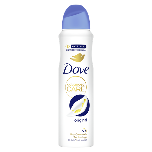 Dove Original Antiperspirant Deodorant Body Spray 150ml
