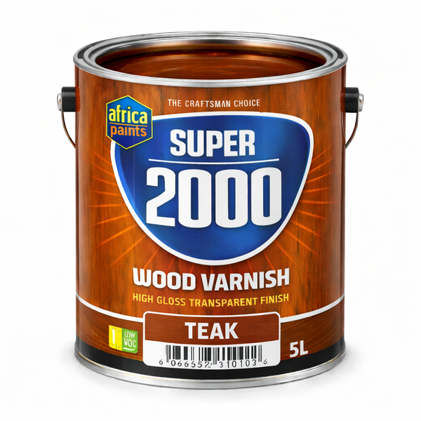 African Paint Super 2000 Teak Wood Varnish 5L