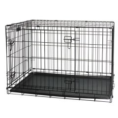 Pawise XXL Foldable Wire Dog Crate 123 x 77 x 82cm - For Large &amp; Giant Dogs