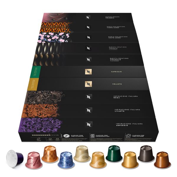 Nespresso Original Mild Assortment with 100 Original Coffee Pods