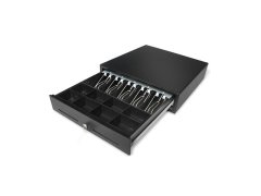 Maken SK-460 Cash Drawer - Black, RJ11 / RJ12 Printer Kick Interface