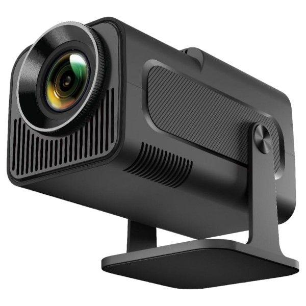 LYNCAST - Full HD 4K Projector With Dual HiFi Stereo Surround Sound - Black