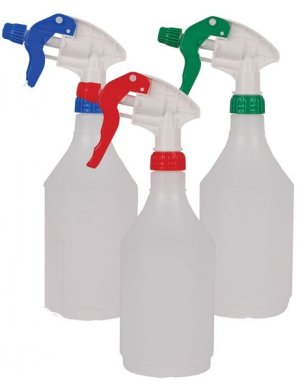 Trigger Spray Bottle 750ml Assorted Colours - Pack of 5