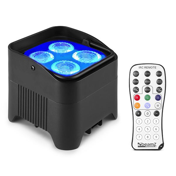 Beamz BBP94W Battery Uplight Par