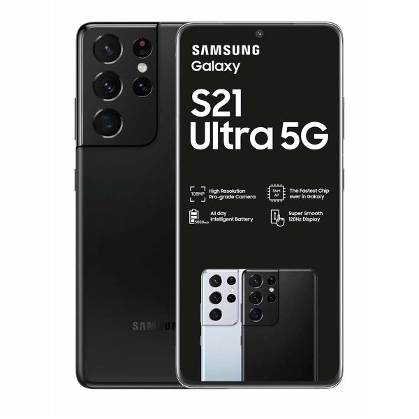 Samsung Galaxy S21 Ultra 5G Dual Sim 256GB - Phantom Black