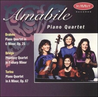 Amabile Piano Quarte - Brahms/bridge/turina: Piano Qts (CD)