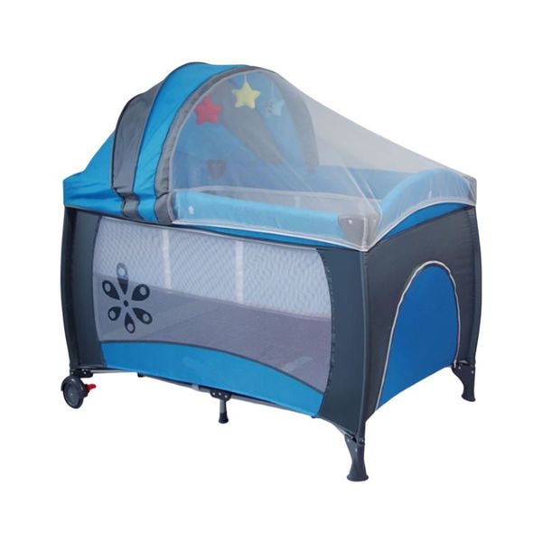 114.5 x 78 x 118cm Foldable Travel Baby Crib With Travel Bag