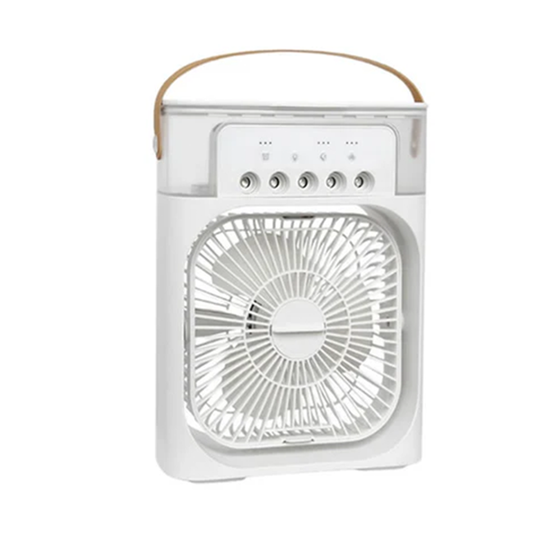 White Indoor &amp; Outdoor Portable Desk Air Conditioner Fan