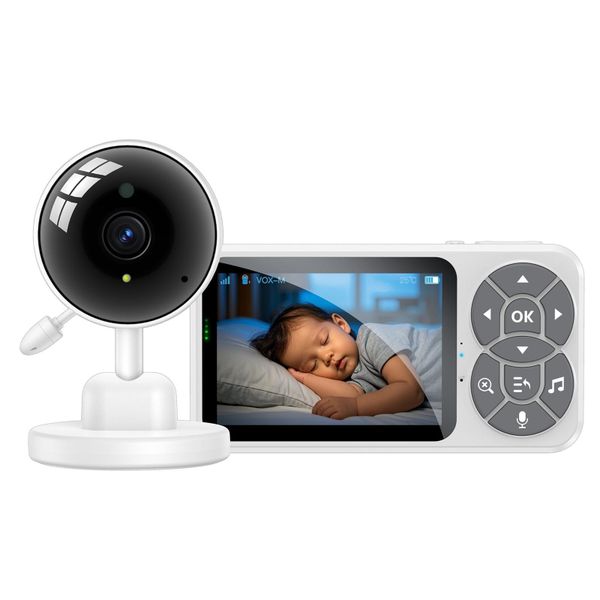 3.5 Baby Monitor &amp; 1 MP Camera, 2.4 GHz Wireless, Smart Alerts &amp; Music PLK