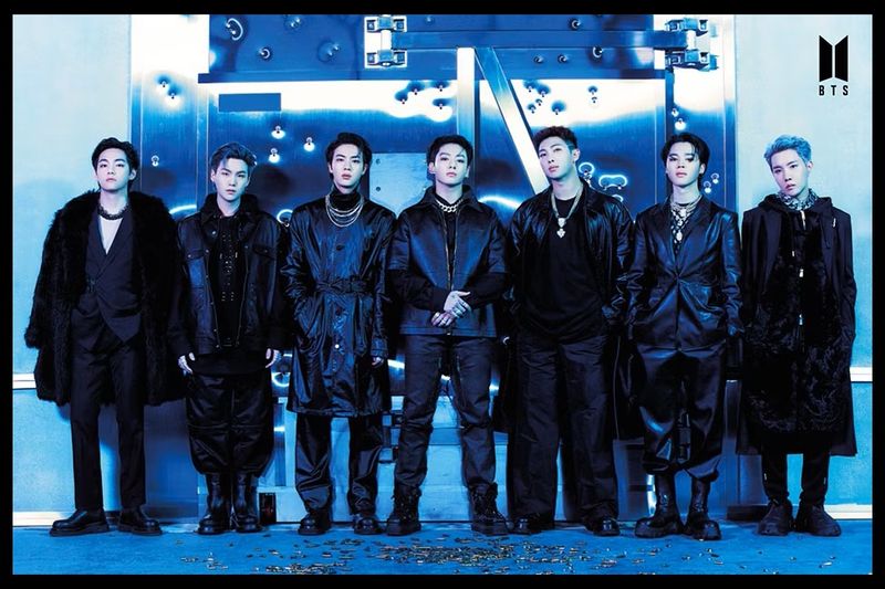 BTS (Bangtan Boys) Poster with Black Frame