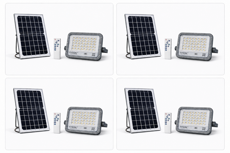 Tyson 20w Solar Flood Light